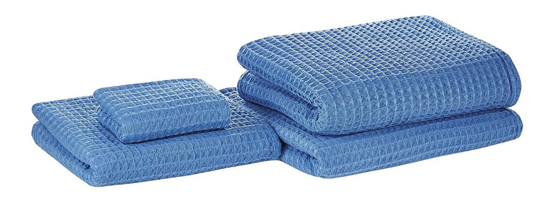Sada 4 ks ručníků Aixin (modrá)