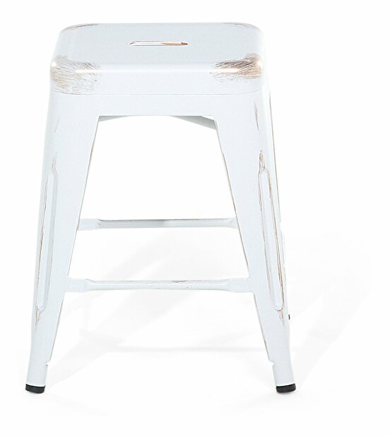 Barová židle Cabriot (bílá)