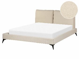 Manželská postel 160 cm Mellody (béžová) (s roštem)