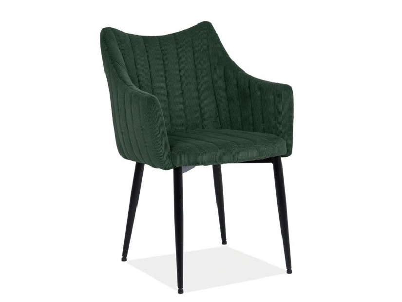 Jídelní židle Mattie (zelená + černá)