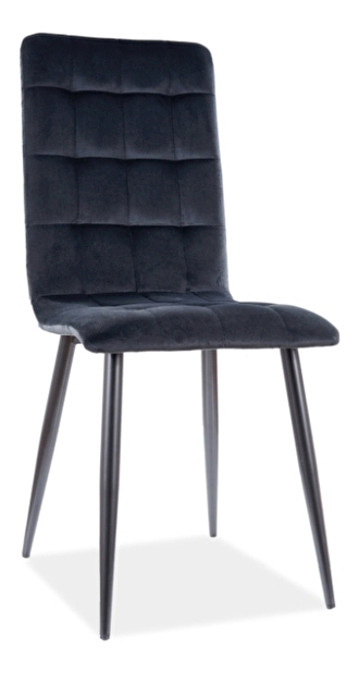 Jídelní židle Olivie (černá + černá)