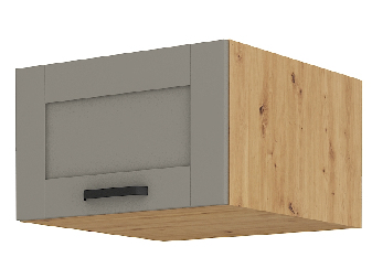 Horní kuchyňská skříňka Lucid WH 60 NAGU 36 1 F (dub artisan + claygrey)