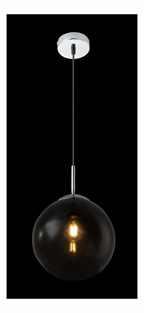 Závěsné svítidlo Varus 15861 (moderní/designové) (nikl + kouřová)