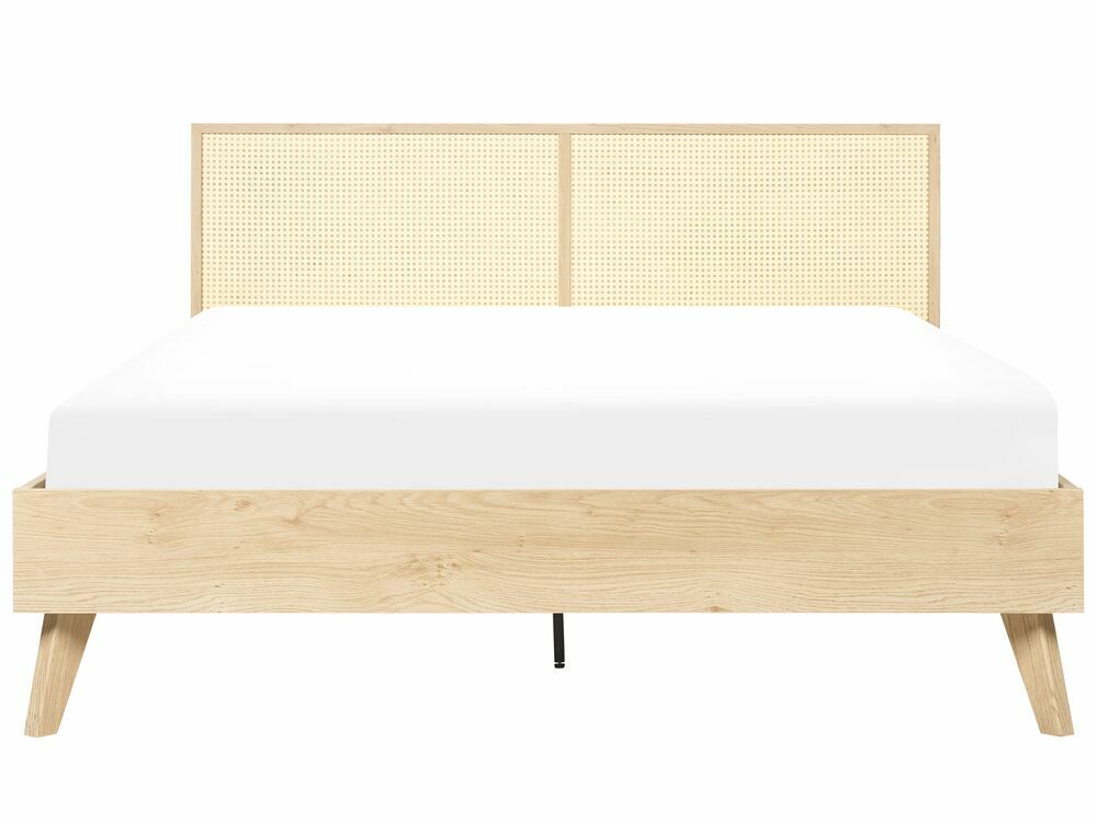 Manželská postel 160 cm Monza (světlé dřevo)