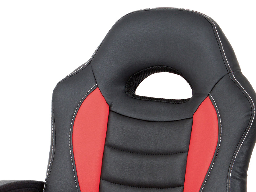 Kancelářská židle Viller-V107-RED (červená + černá)