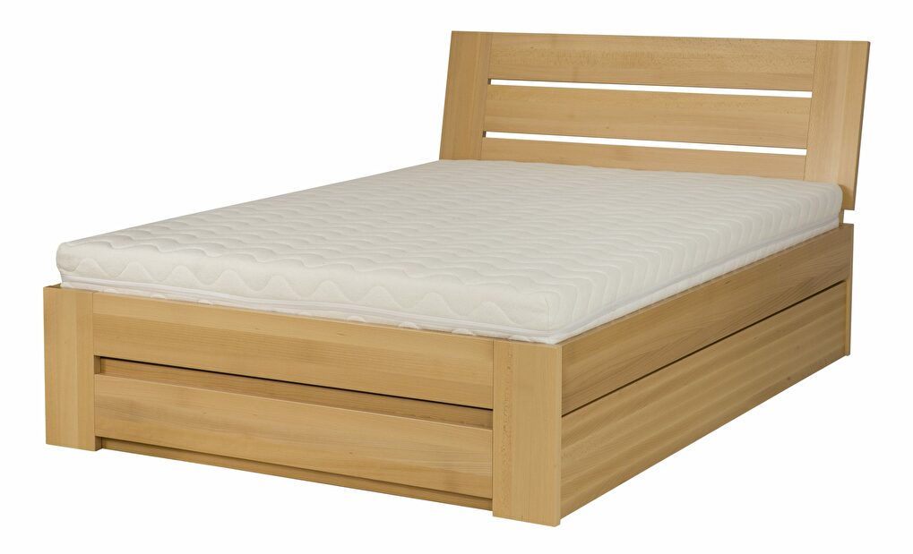 Manželská postel 200 cm LK 192 BOX (s roštem a úl. prostorem)