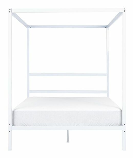 Manželská postel 140 cm Lesta (bílá)