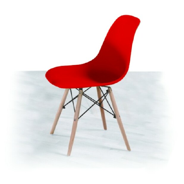 Jídelní židle Cinkla New červená *výprodej