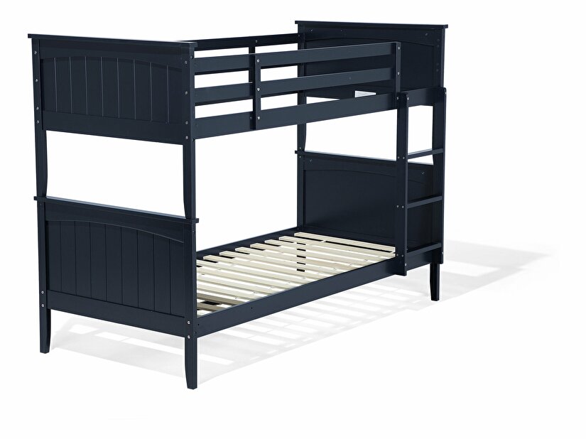 Patrová postel 90 cm RADIN (s roštem) (modrá)