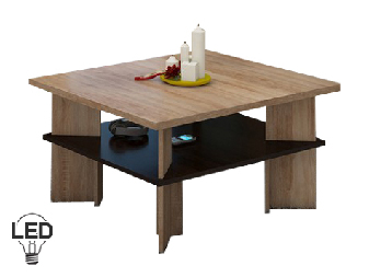 Konferenční stolek Velvet 1 (sonoma světlá + tmavá) *výprodej