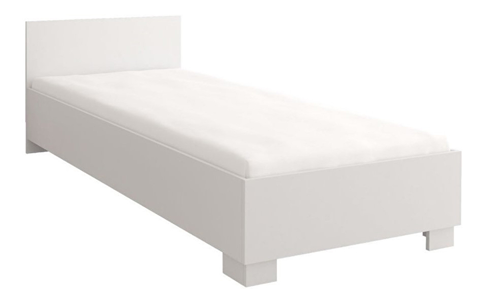 Jednolůžková postel 90 cm Sigil II (bílá) *výprodej