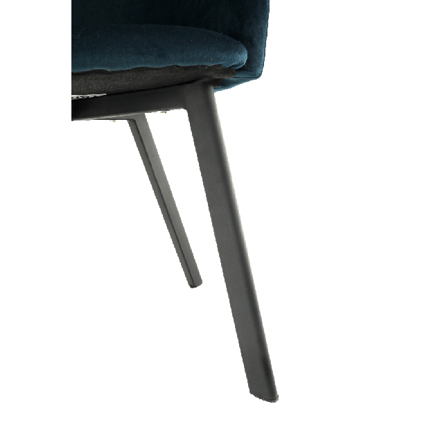 Jídelní židle Talira (modrá + černá)