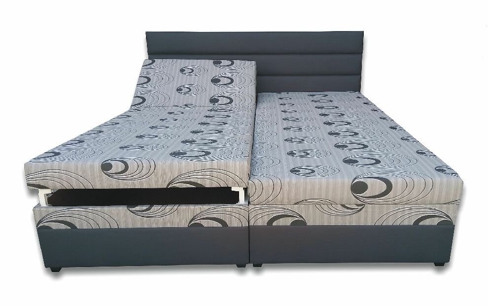Manželská postel 160 cm Alica (s pěnovými matracemi)