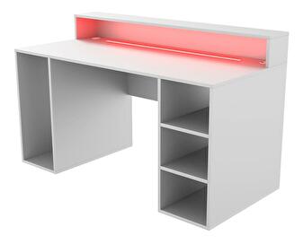 LED Psací stůl Myst (bílá)