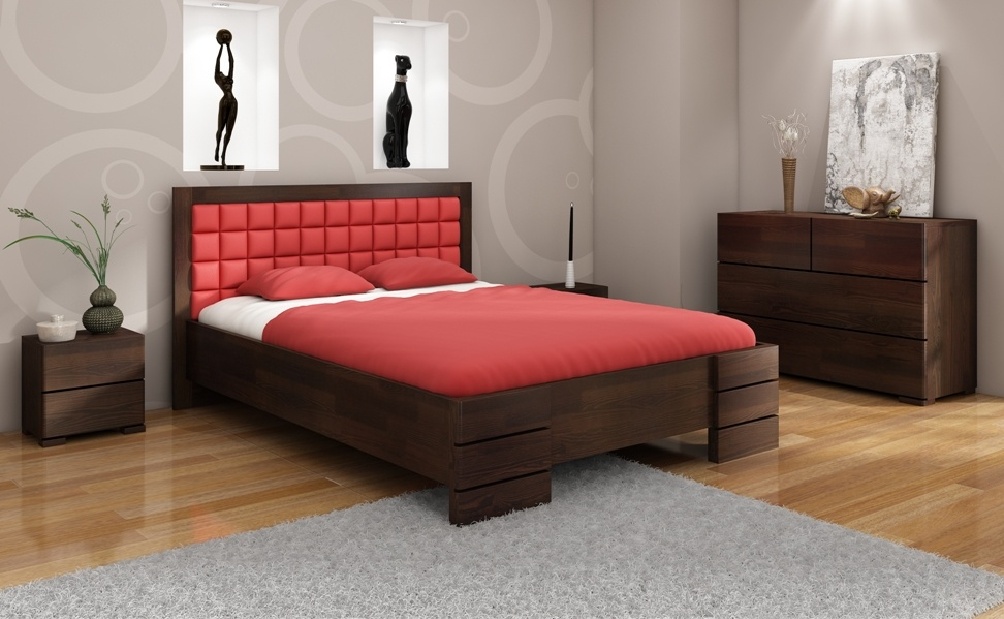 Manželská postel 200 cm Naturlig Storhamar (borovice)