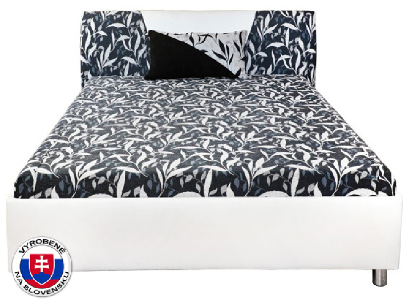 Manželská postel 160 cm Broňa (s molitanovou matrací)