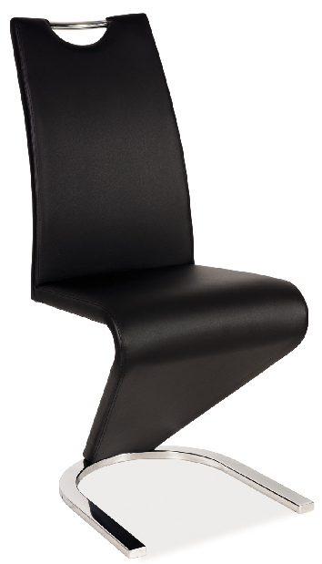 Jídelní židle Hugo (ekokůže černá)