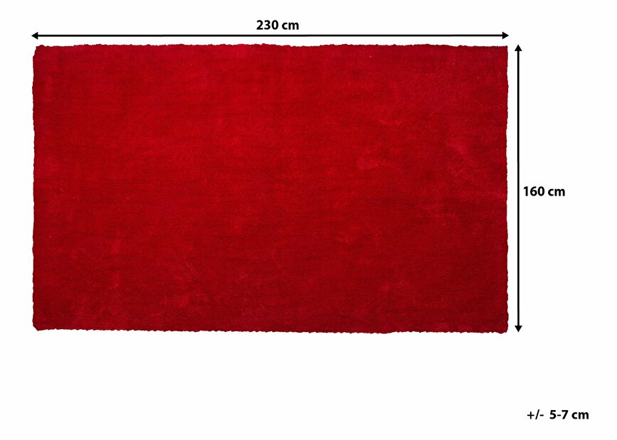 Koberec 230 cm Damte (červená)