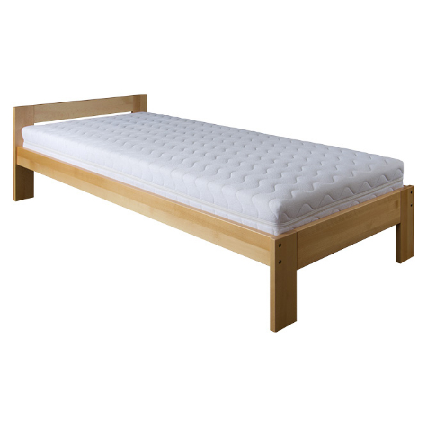 Jednolůžková postel 90 cm LK 184 (buk) (masiv)