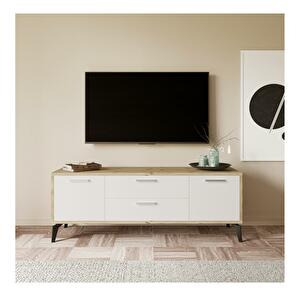  TV stolek/skříňka Lovavi (bílá)