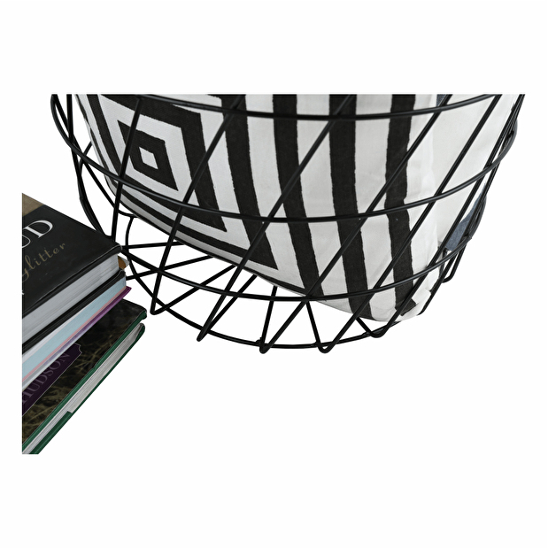 Příruční stolek Bana typ 1 (grafit + černá)