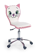 Dětská židle Luoda 2 (bílá + růžová)