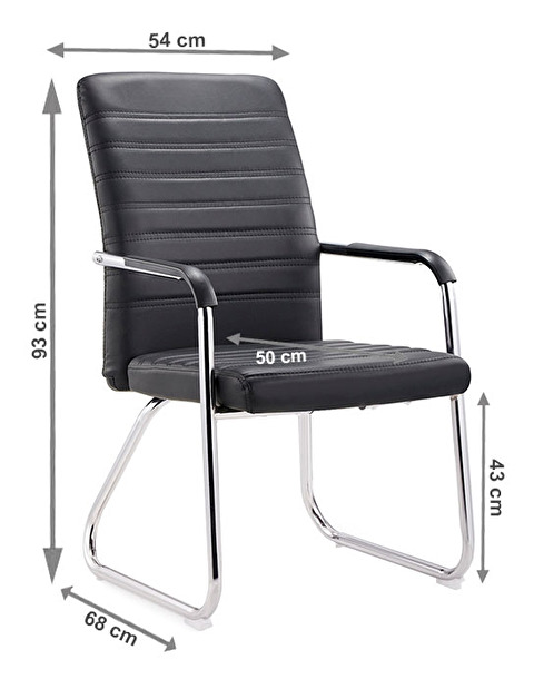 Kancelářská židle Isla (černá)