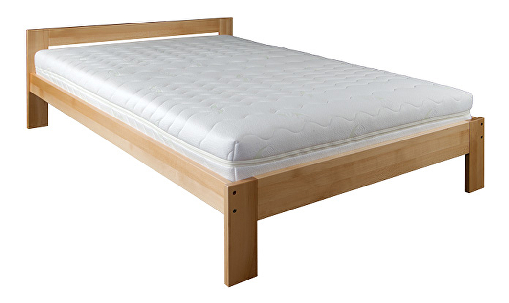 Manželská postel 200 cm LK 194 (buk) (masiv)