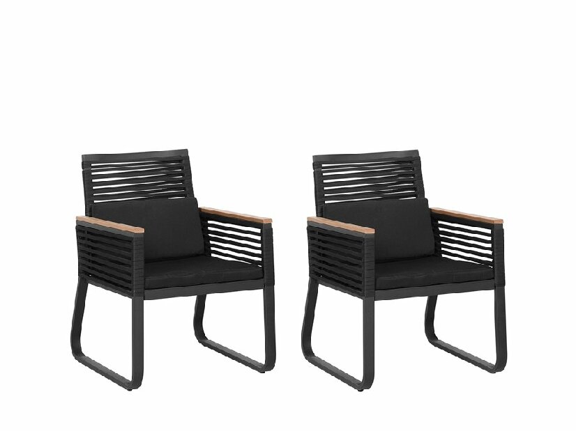 Set 2ks. židlí Coten (černá)