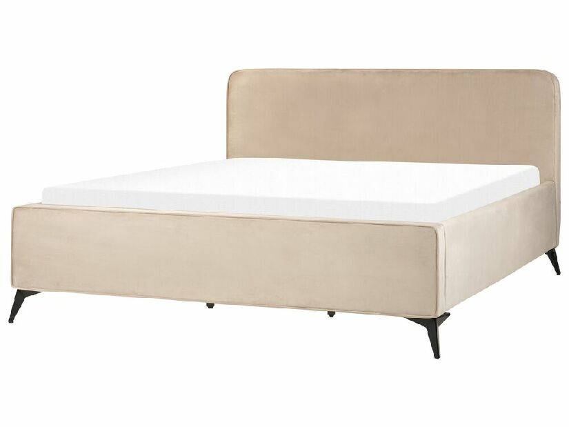 Manželská postel 180 cm Vardel (sivobéžová) (s roštem)