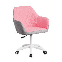 Kancelářská židle Senta (růžová + šedá)