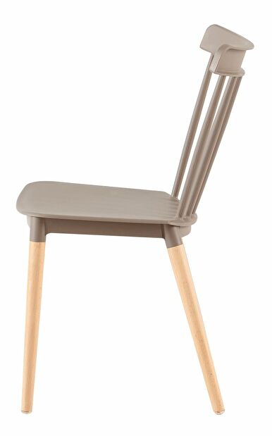 Jídelní židle COSIMA (šedá + buk)