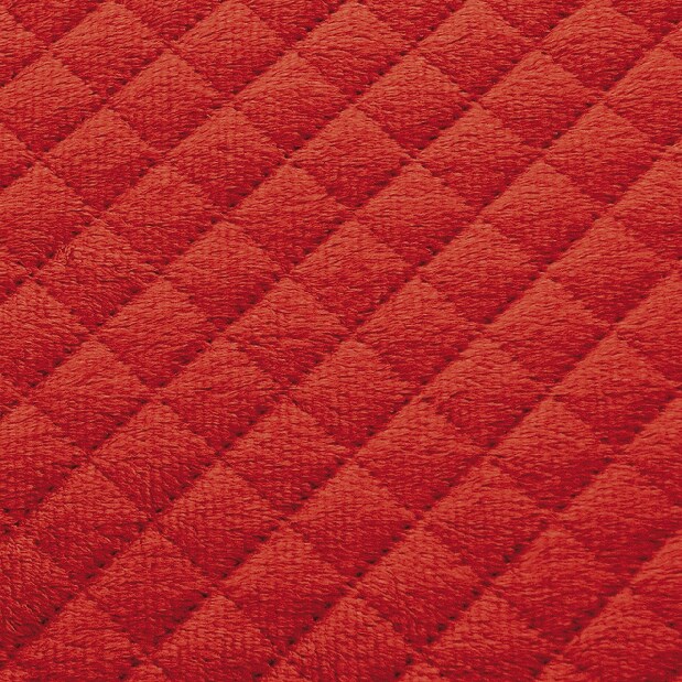 Přehoz na postel 150x70cm Filip (červená + černá)