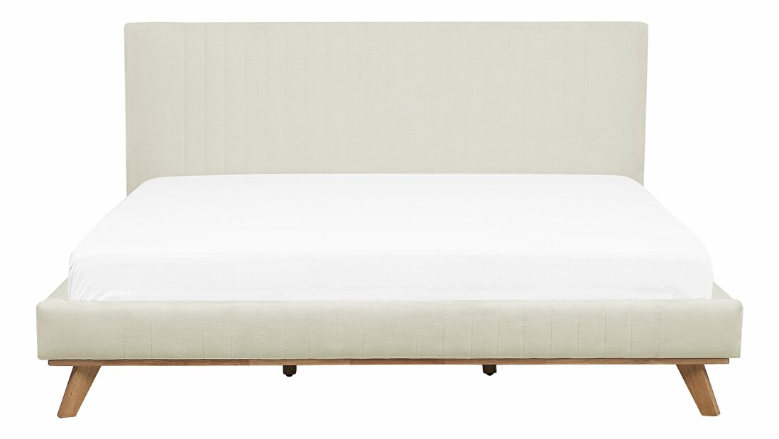 Manželská postel 180 cm TALLE (s roštem) (béžová)