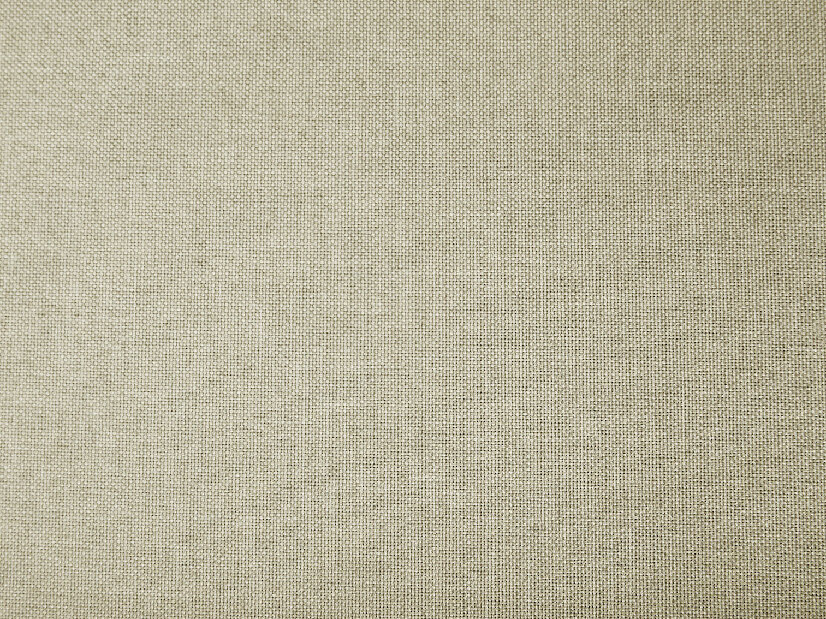 Modulární pohovka ve tvaru U FELLE (polyester) (béžová) (pro 6 lidí) (s taburetem)