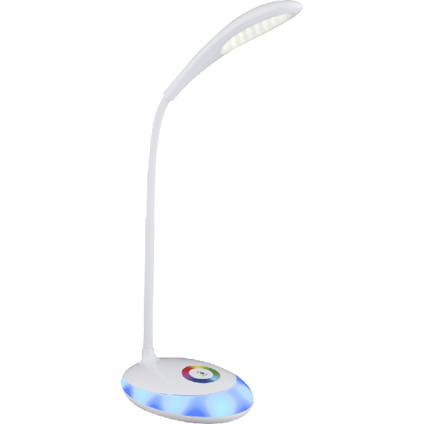 Stolní svítidlo LED Minea 58264 (moderní/designové) (bílá + satinovaná) (Stmívatelné)