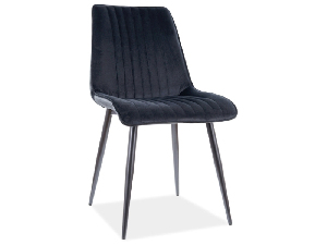 Jídelní židle Kelly (černá + černá)