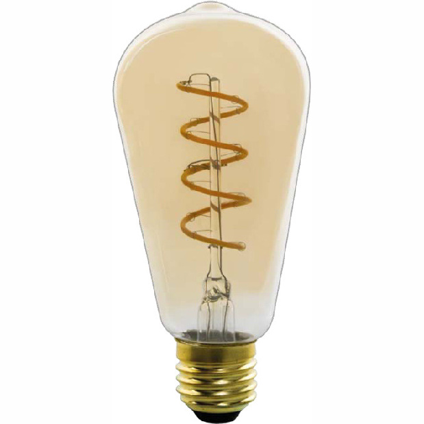 LED žárovka Led bulb 11405F (zlatá + jantar)