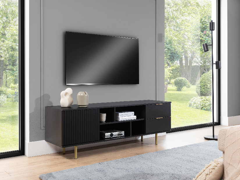 TV stolek/skříňka Nalani RTV (černá)
