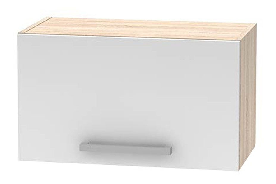 Horní kuchynská digestořová skříňka NOPL-011-OH Noliana (bílá + dub sonoma) *výprodej