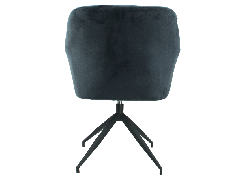 Otočná židle Viata (tmavě šedá + černá) 