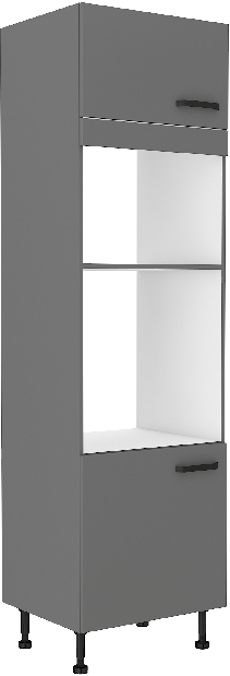 Potravinová kuchyňská skříňka na rúru Nesia 60 DPM 215 2F (Antracit)