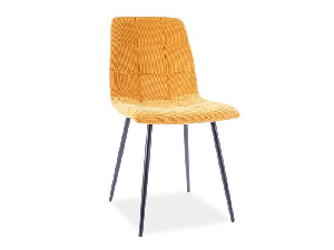 Jídelní židle Marlana (žlutá + černá)