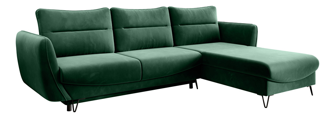Rohová sedačka Scottie 35 (tmavě zelená) (P)