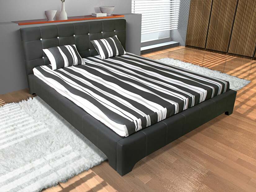 Manželská postel 180 cm Lilia R1 (s matrací a roštem)