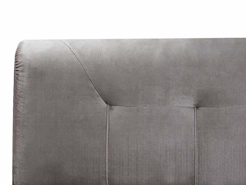 Manželská postel 160 cm MARIASSE (šedá) (s roštem)