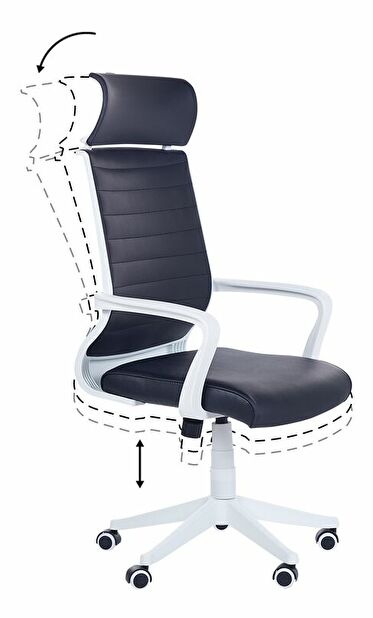 Kancelářská židle Leaza (černá)