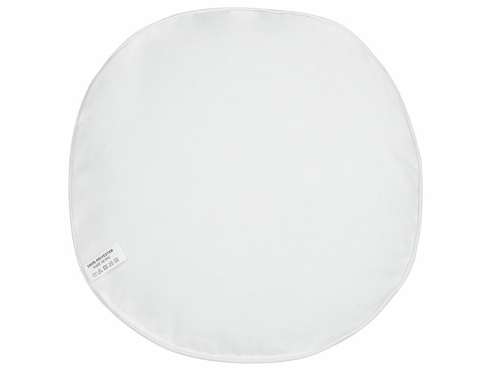 Sada 2 ozdobných polštářů ⌀ 40 cm Torbo (bílá)
