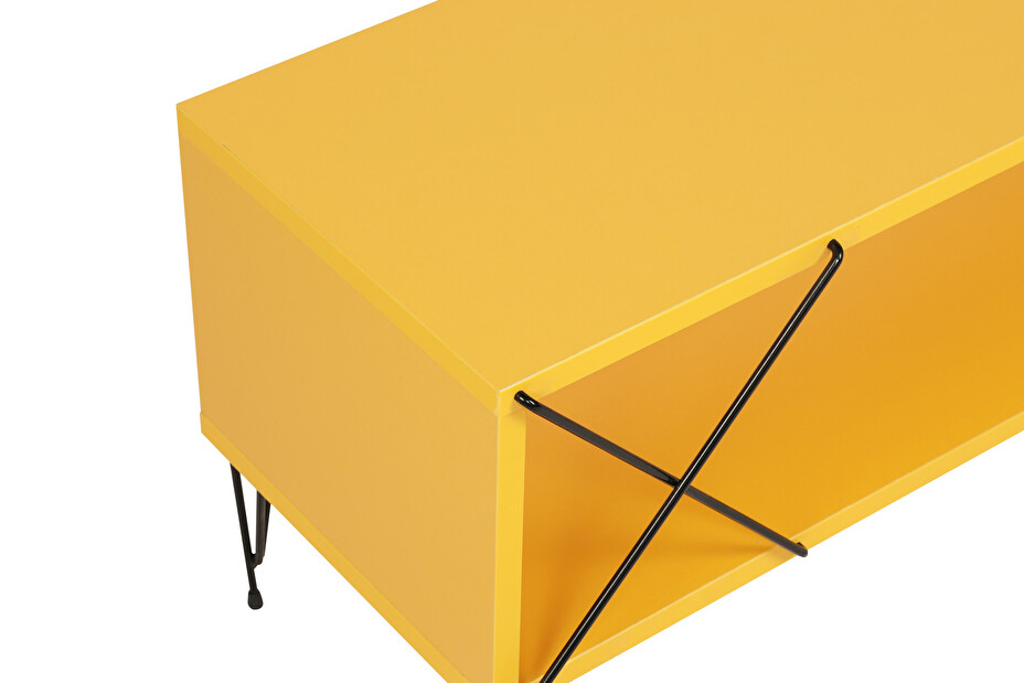 TV stolek/skříňka Streets (Žlutá)