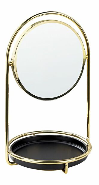 Kosmetické zrcadlo Indza (zlatá)